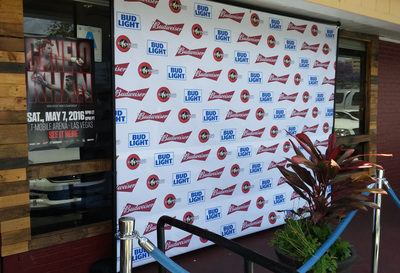 Step and Repeat Backdrop Rental San Diego