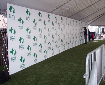 Step and Repeat Backdrop Rental San Diego